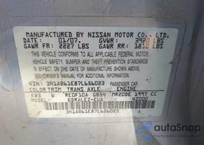 3N1AB61E87L656023: 44317063