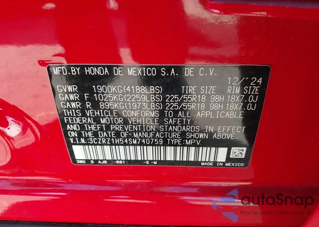 3CZRZ1H54SM740759: 44317071