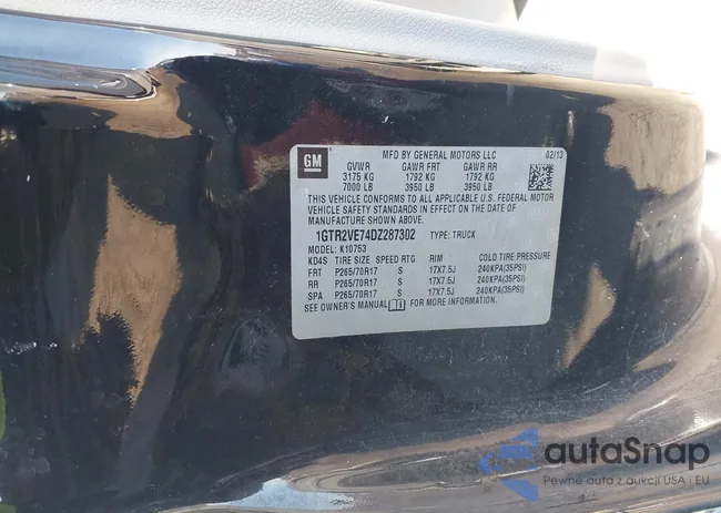 1GTR2VE74DZ287302: 44317139