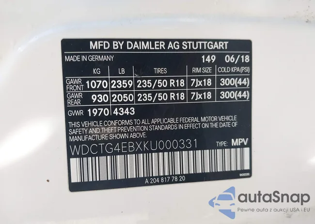 WDCTG4EBXKU000331: 44317165