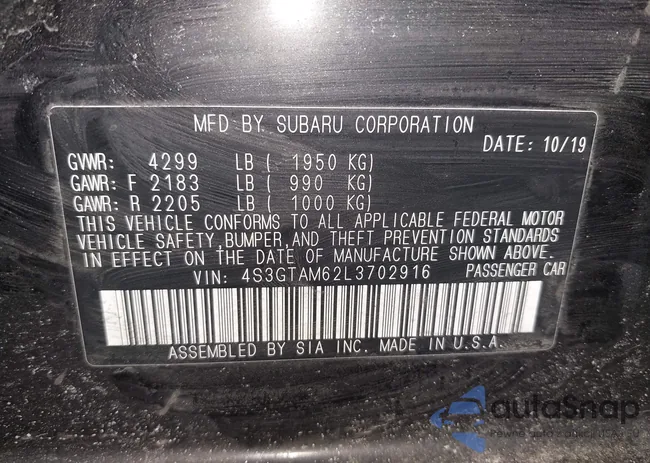 4S3GTAM62L3702916: 44317206