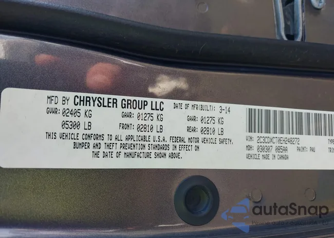 2C3CDXCT0EH248272: 44317248