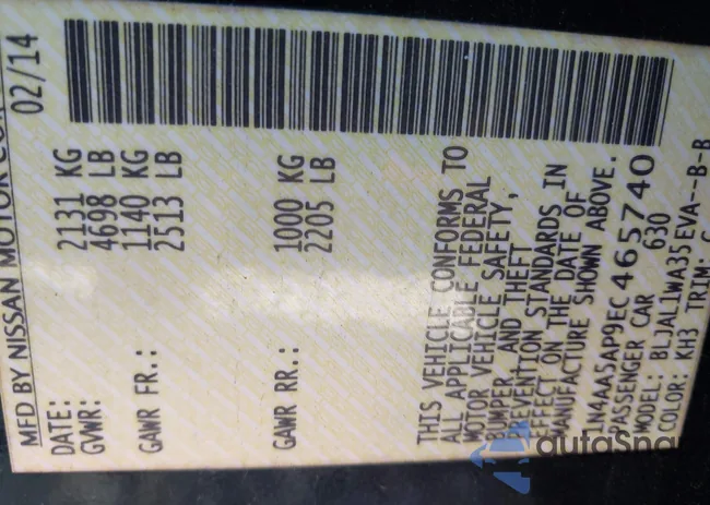 1N4AA5AP9EC465740: 44317384