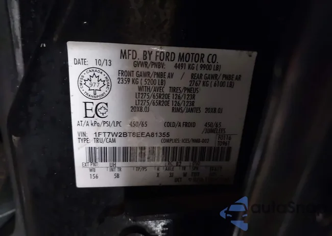 1FT7W2BT8EEA81355: 44317443