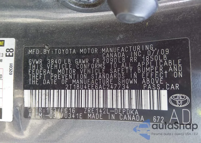 2T1BU4EE6AC247734: 44317481