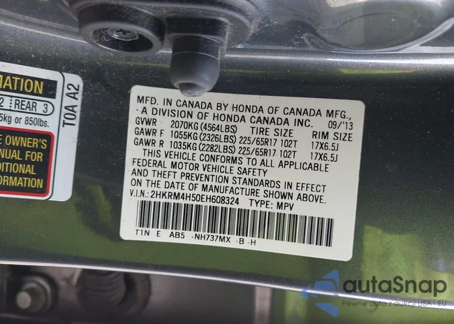 2HKRM4H50EH608324: 44317486