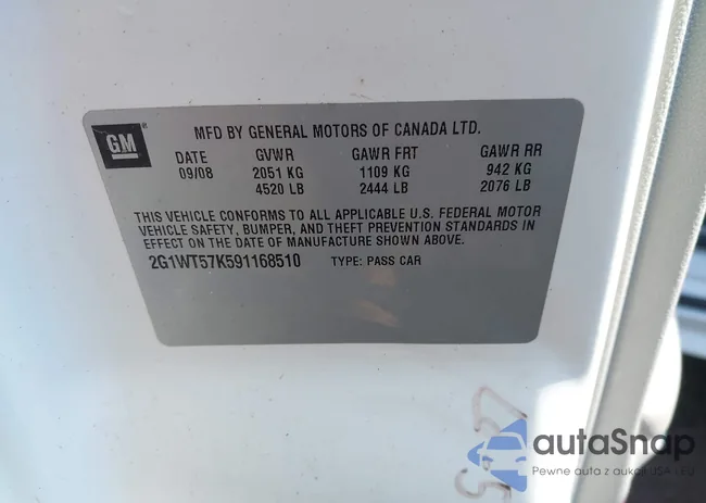 2G1WT57K591168510: 44317505