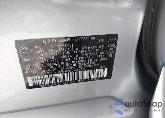 4S4WMAPD7L3404618: 44316620