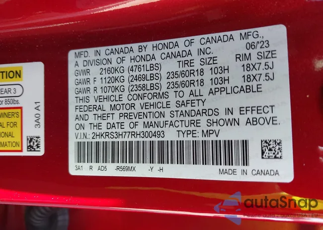 2HKRS3H77RH300493: 44316639