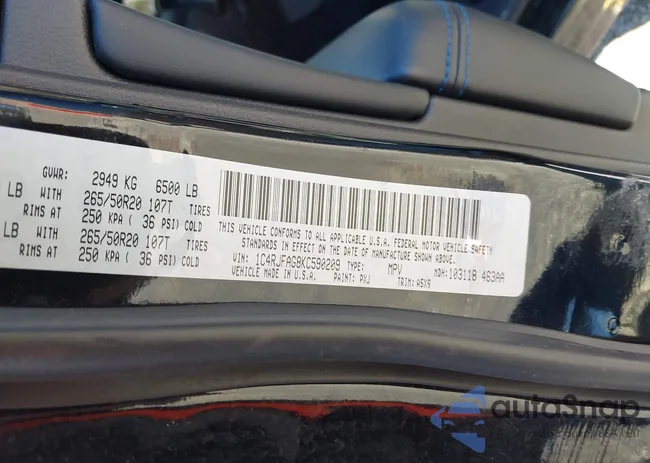 1C4RJFAG8KCS90209: 44316737