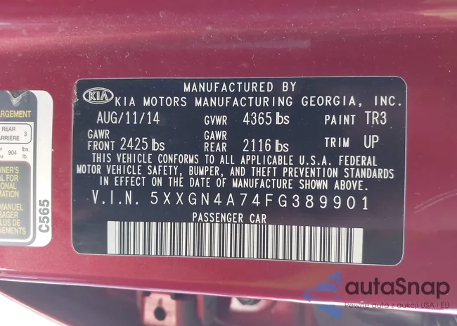 5XXGN4A74FG389901: 44316847