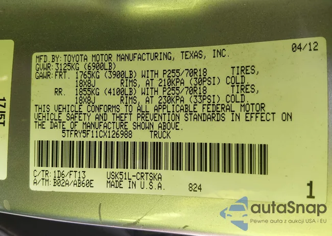 5TFRY5F11CX126988: 44316853