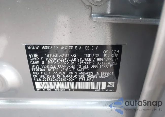 3CZRZ2H73SM740341: 44318049