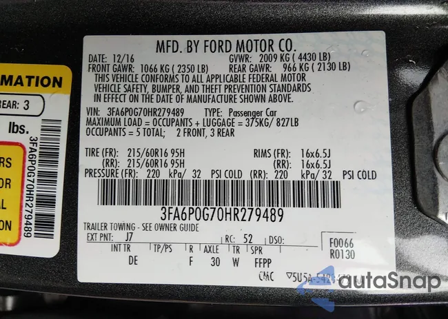 3FA6P0G70HR279489: 44318088