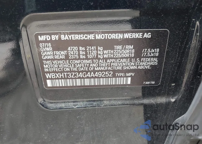 WBXHT3Z34G4A49252: 44318370