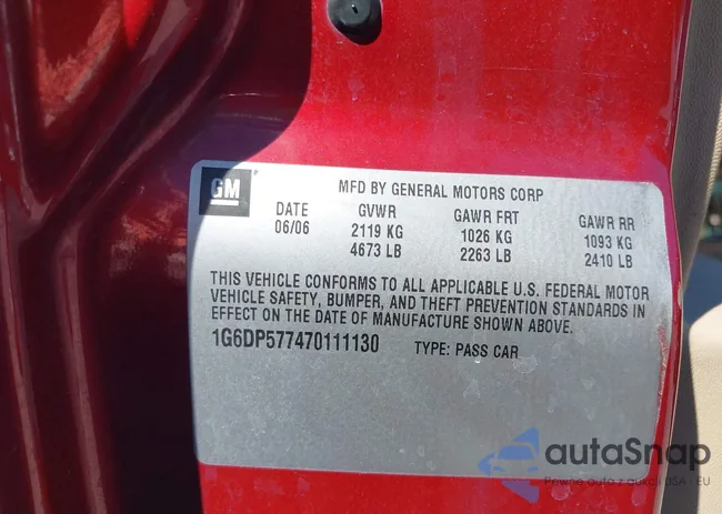 1G6DP577470111130: 44318432