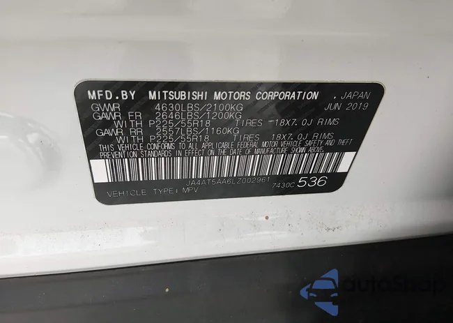 JA4AT5AA6LZ002961: 44318541