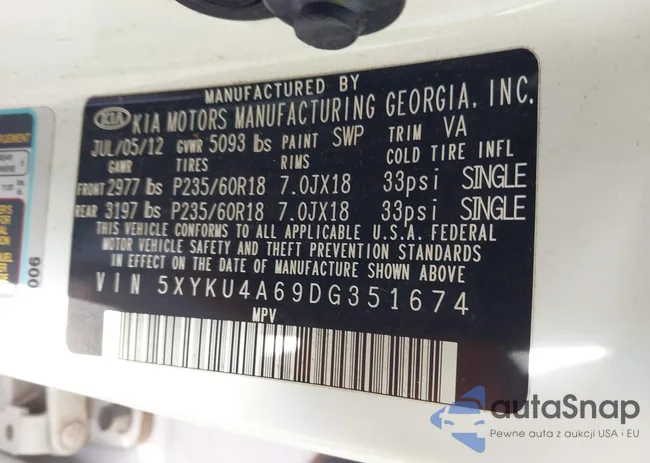 5XYKU4A69DG351674: 44317623