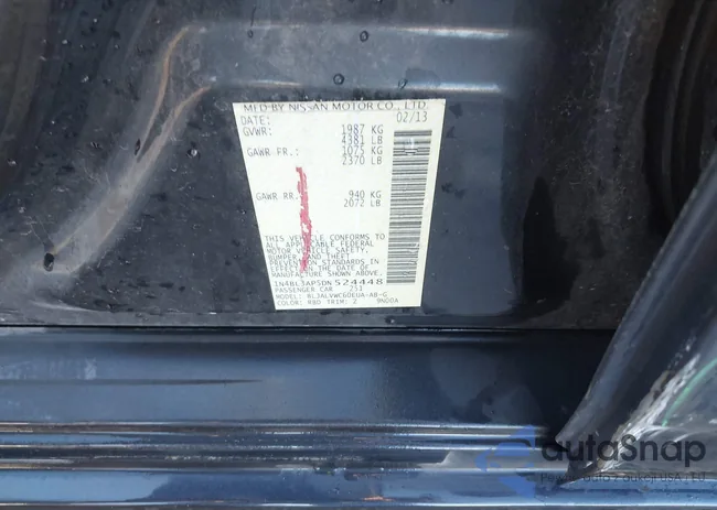 1N4BL3AP5DN524448: 44317628