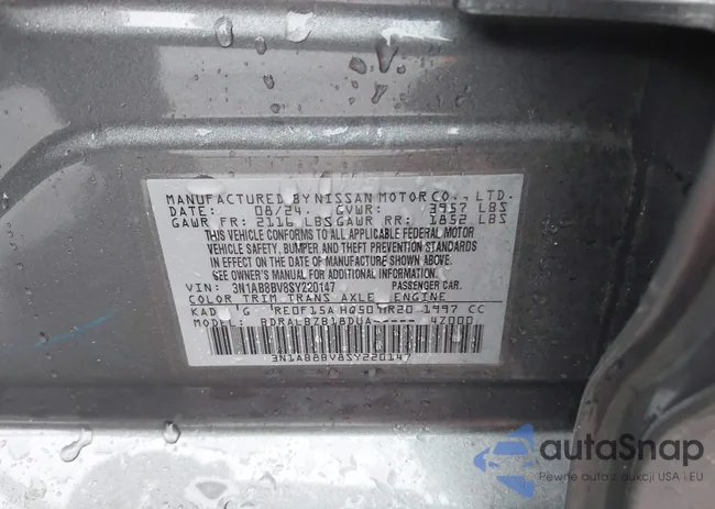 3N1AB8BV8SY220147: 44317723