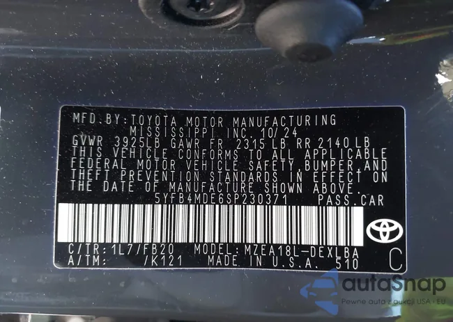 5YFB4MDE6SP230371: 44317856