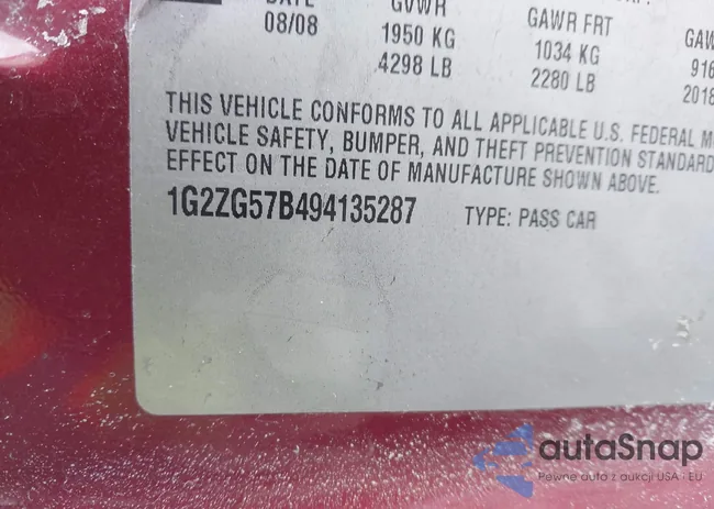 1G2ZG57B494135287: 44317875