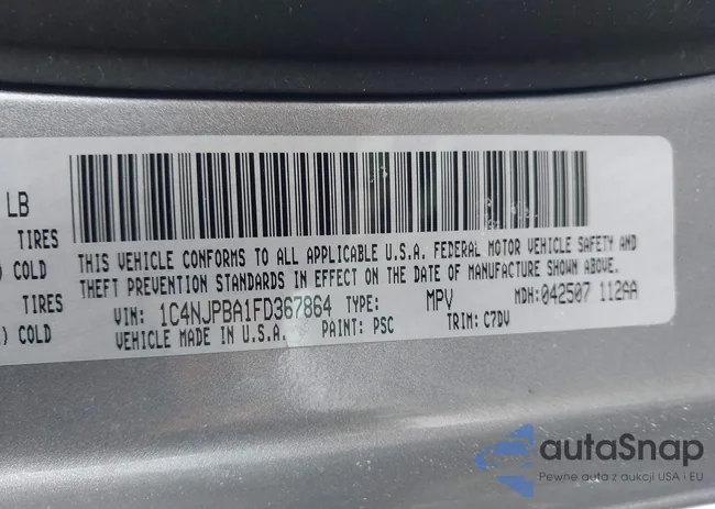 1C4NJPBA1FD367864: 44319183