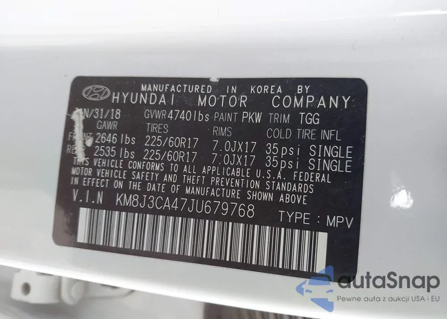 KM8J3CA47JU679768: 44319196