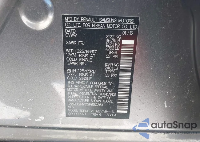 KNMAT2MV0GP650283: 44319235