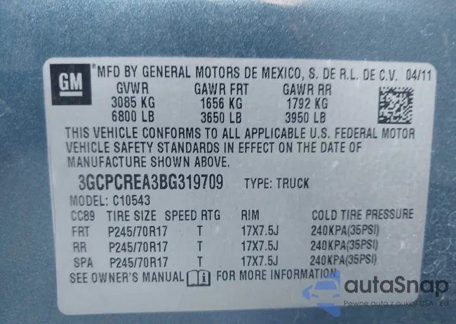 3GCPCREA3BG319709: 44319313