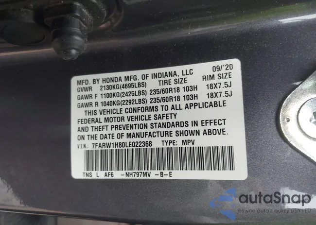 7FARW1H80LE022368: 44319539