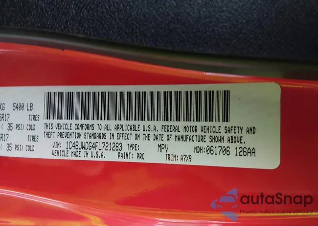 1C4BJWDG4FL721283: 44318679