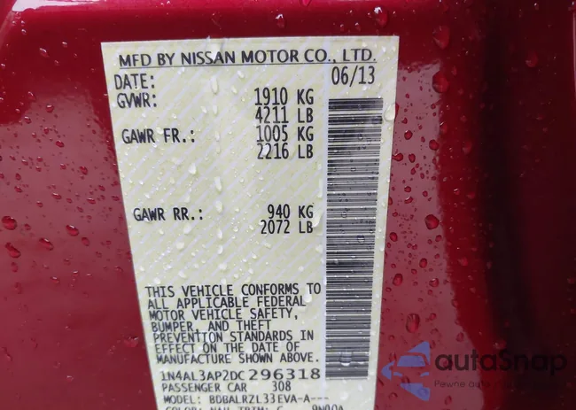 1N4AL3AP2DC296318: 44318783