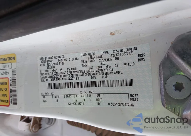 1FTER4FH4NLD37499: 44318822