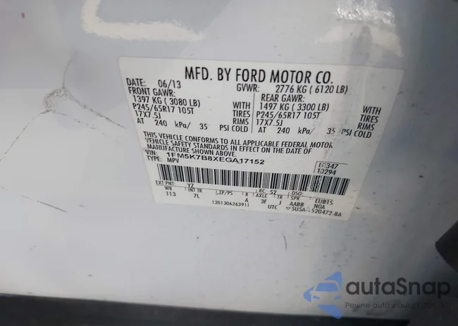 1FM5K7B8XEGA17152: 44318868