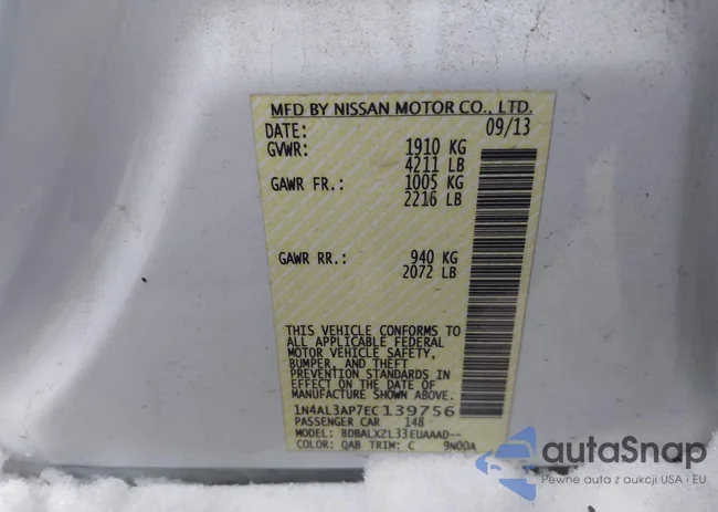 1N4AL3AP7EC139756: 44318975