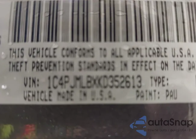 1C4PJMLBXKD352613: 44320011