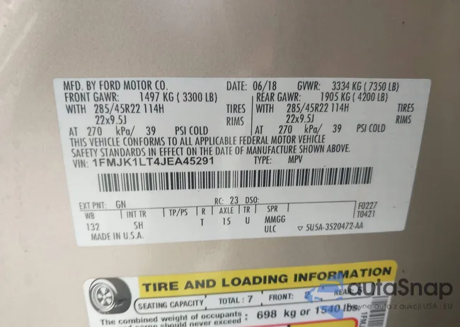 1FMJK1LT4JEA45291: 44320025