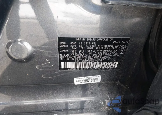 4S4WMAPD8M3472024: 44320039