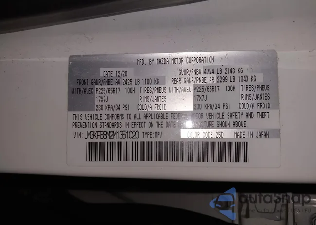 JM3KFBBM2M1351020: 44320047