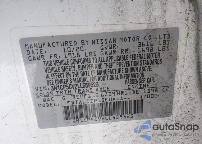 3N1CP5CV2LL559525: 44320187