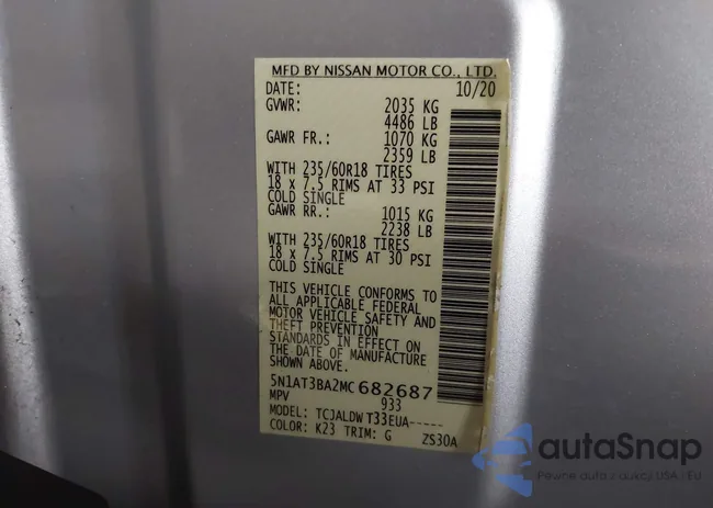 5N1AT3BA2MC682687: 44320257