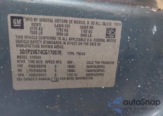 3GTP2VE74CG170678: 44320431