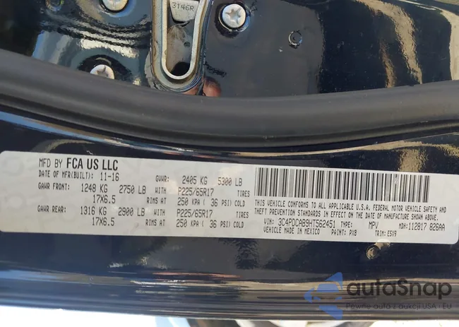 3C4PDCAB9HT562451: 44320483