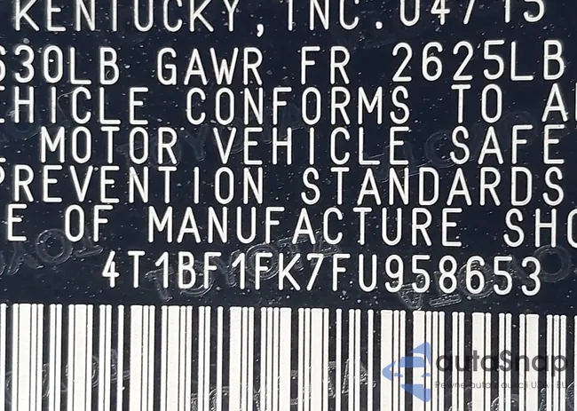 4T1BF1FK7FU958653: 44320571