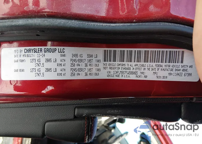 1C4PJMBS7FW588065: 44319655