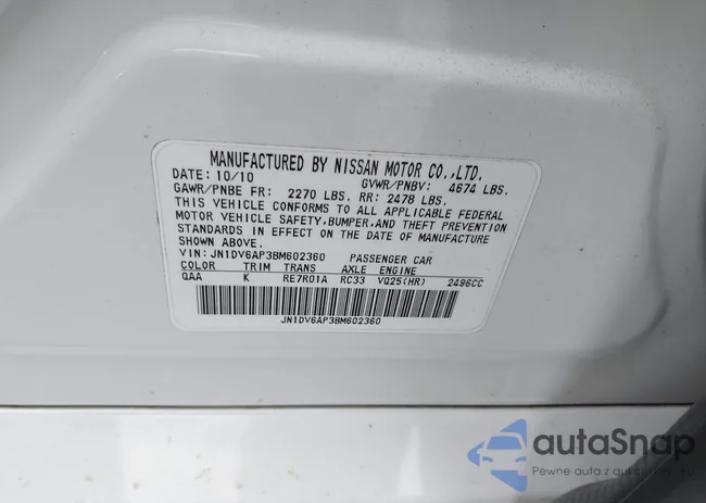 JN1DV6AP3BM602360: 44319728