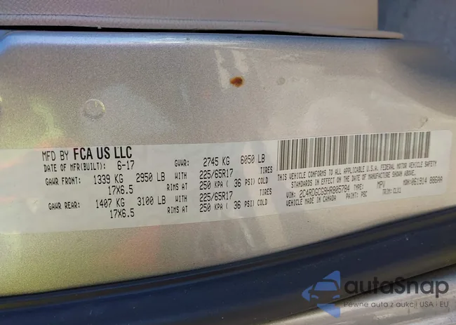 2C4RDGCG9HR805784: 44319931