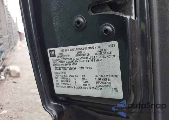 2GTEC19V331309231: 44319966