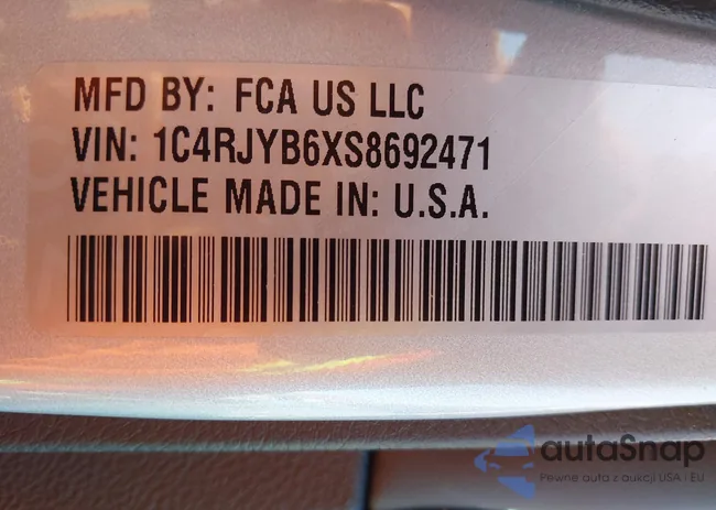 1C4RJYB6XS8692471: 44321063